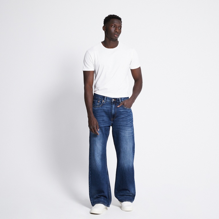Relaxed bootcut jeans "Delta" Vintage Indigo